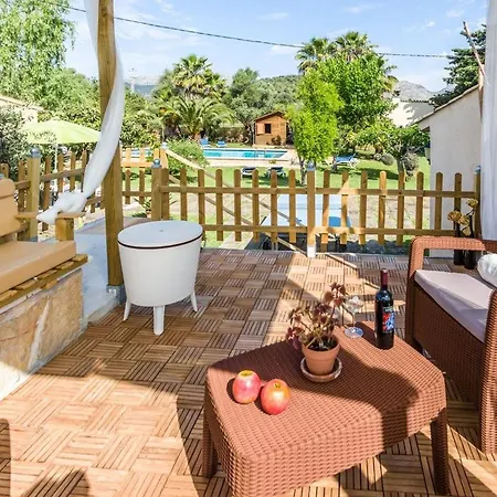 Can Bleo Is A Great Four Bedroom Sleeping 7 Guests With Its Own Hot-tub Pool Villa Pollenca